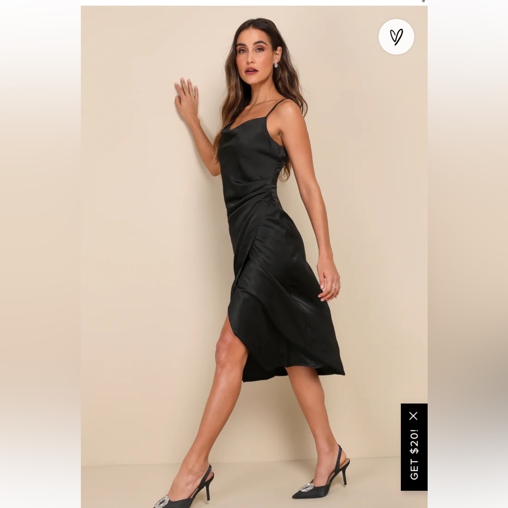 Lulus satin dress